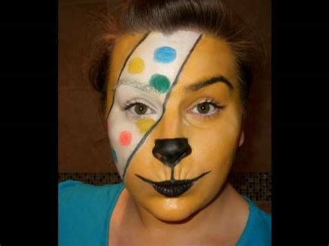 Children in need Pudsey Bear Makeup look. - YouTube