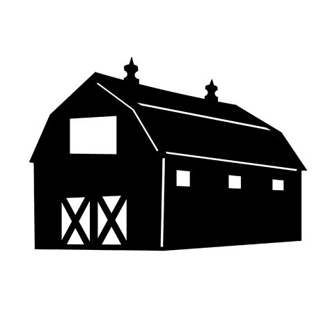 Farm Silhouette Clip Art at GetDrawings | Free download