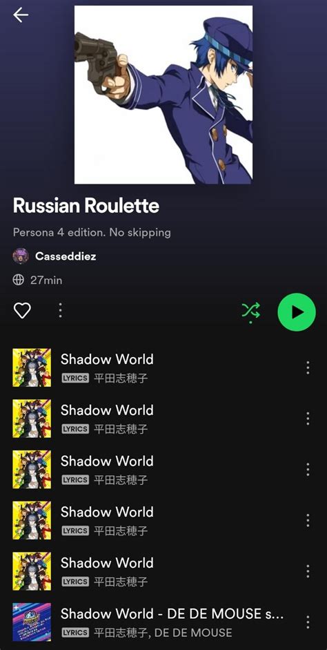 Russian Roulette but the gun is fully loaded : r/OkBuddyPersona