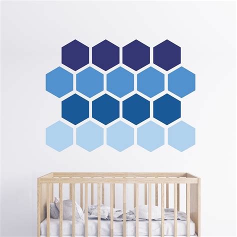 Honeycomb Wall Stickers Hexagon Wall Art Geometric Wall - Etsy