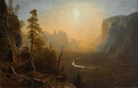 Albert Bierstadt - Yosemite Valley Glacier Point Trail - ZWZ Picture