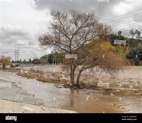 January 15, 2023, Los Angeles, CA, USA: The Glendale Narrows section of ...