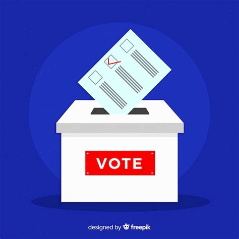 Free Vector | Election box design