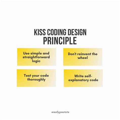 Follow KISS coding design principle - Techsters Web Blogs