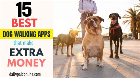 15 Best Dog Walking Apps to Get Paid To Walk Dogs