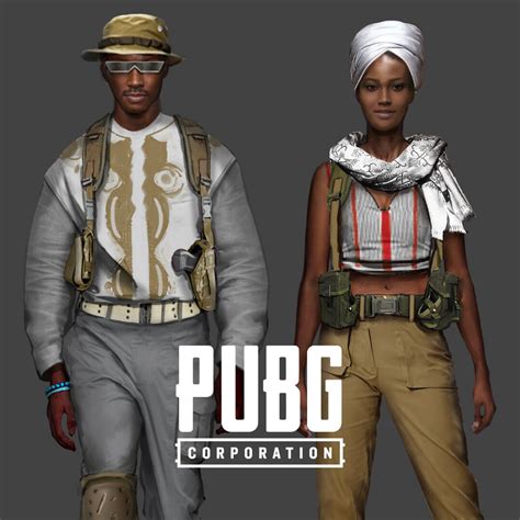 ArtStation - PUBG character and weapon skins