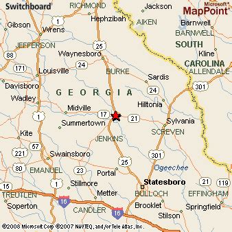 Where is Millen, Georgia? see area map & more