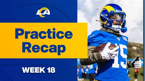 Los Angeles Rams Practice Recap | Week 18 vs. Seattle Seahawks - Ready ...