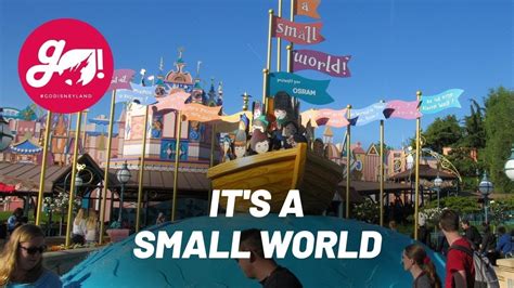 IT'S A SMALL WORLD - DISNEYLAND PARIS (ON-RIDE) - YouTube