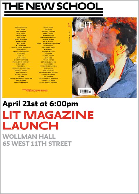 LIT Magazine Launch