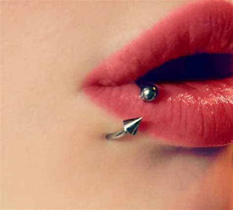 Side Lip Piercing - Its simple to achieve this look: all you need a s ...