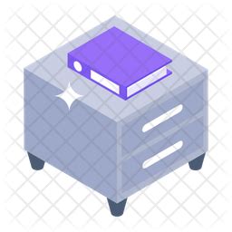 Office Cabinet Icon - Download in Isometric Style