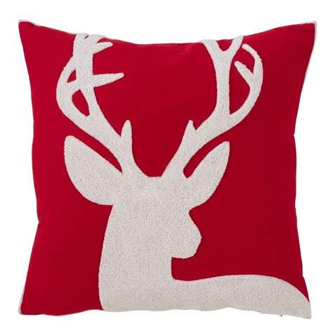 Christmas Collection Cotton Decorative Down Filled Throw Pillow ...