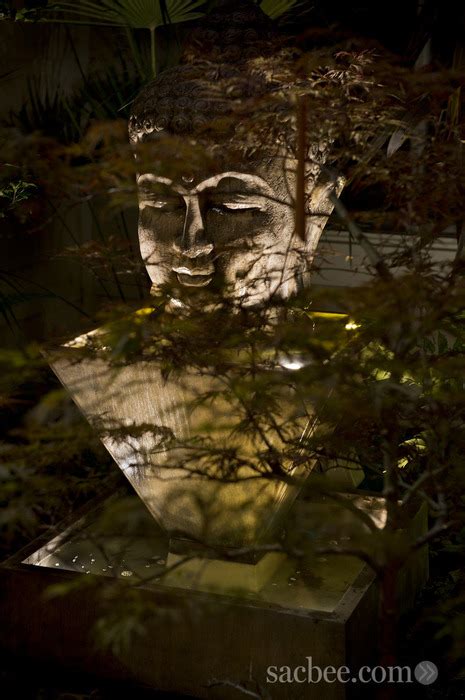 Shimmering Water Lighting on Buddha Sculpture | Sestak Lighting Design