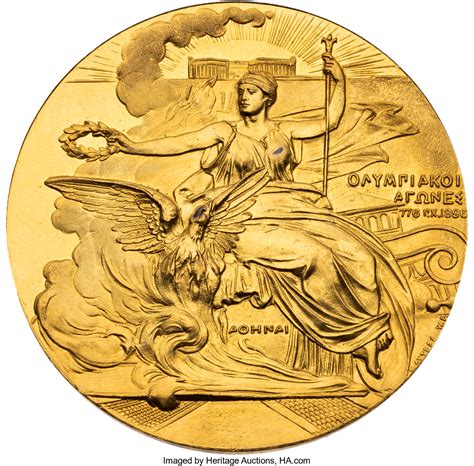 1896 Athens Summer Olympics Gold Participation Medal. ... Olympic | Lot #80742 | Heritage Auctions