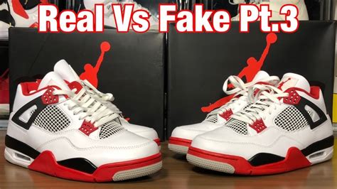 Jordan 4 Fire Red Real Vs Fake Shop | istgeodez.com