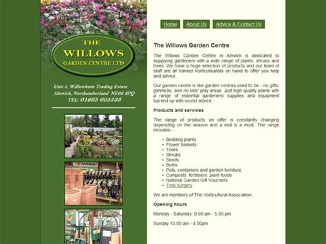 willows garden centre - Chris Crewdson - I Make Great Websites