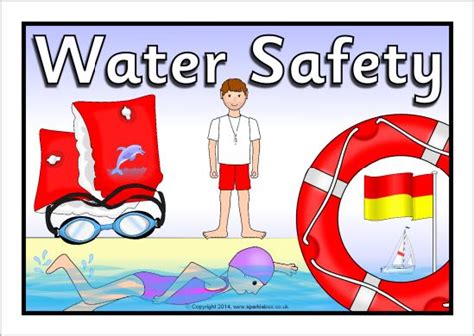 Water Safety display poster (SB10618) - SparkleBox | Water safety ...