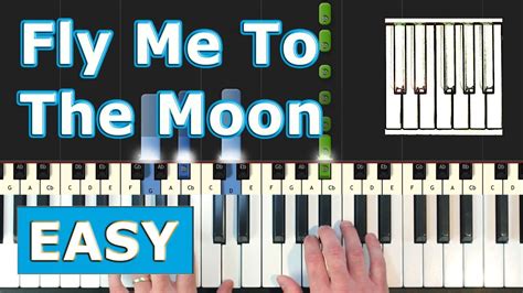 Fly Me To The Moon - Piano Tutorial Easy - Sheet Music (Synthesia ...