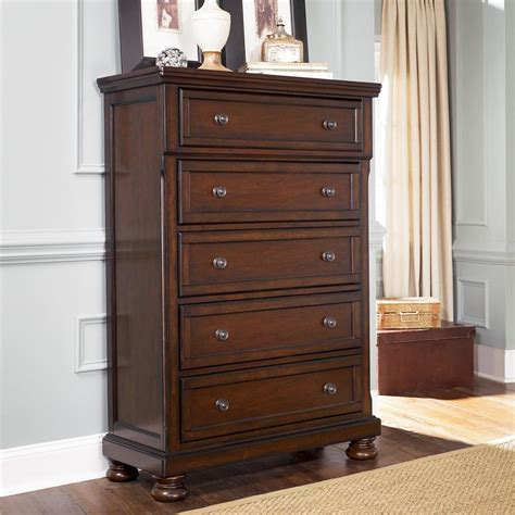 Ashley Furniture Porter 5 Drawer Chest | Wayside Furniture | Drawer Chests