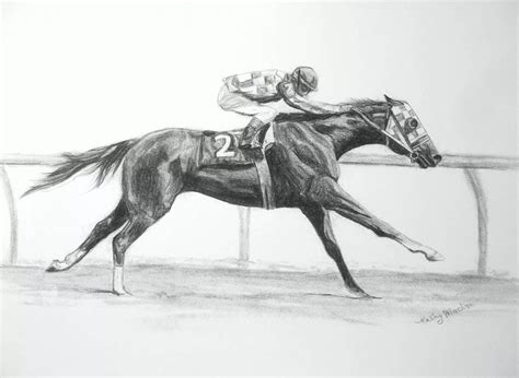 SECRETARIAT Horse Racing Art Print - Etsy