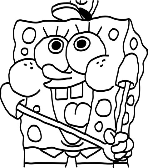 Spongebob Coloring Pages | Free download on ClipArtMag