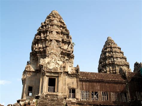 Khmer Architecture Bayon Temple , Angkor Free Stock Photo - Public Domain Pictures