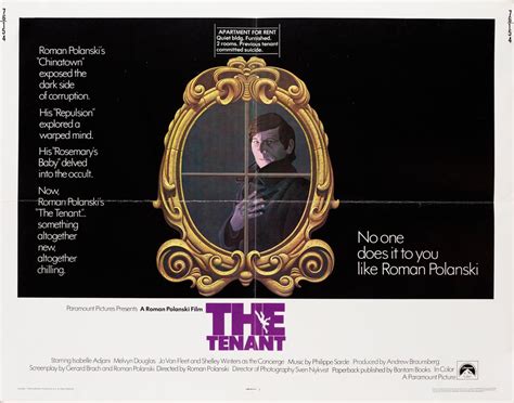 The Tenant Original 1976 U.S. Half Sheet Movie Poster - Posteritati ...