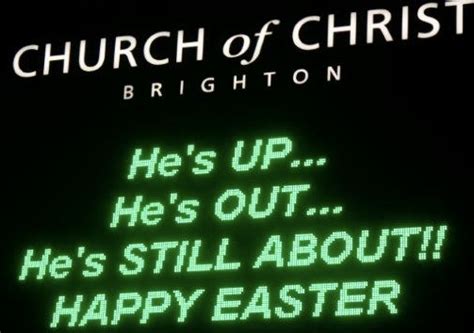 Church Sign - Brighton Church Of Christ