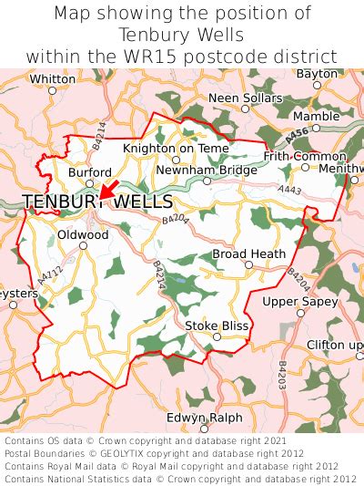 Where is Tenbury Wells? Tenbury Wells on a map