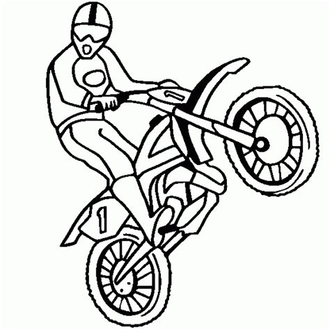 Dirt Bike Coloring Pages - Free Coloring Pages Printables