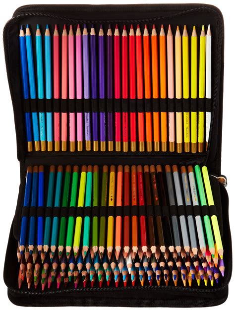 Thornton's Art Supply Premier Premium 150-Piece Artist Pencil Colored Pencil Drawing Sketching ...