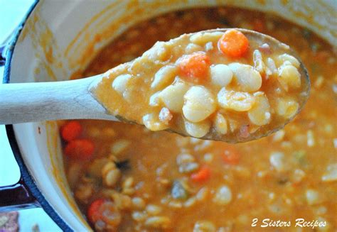 Baby Lima Bean Soup - 2 Sisters Recipes by Anna and Liz