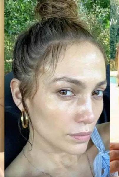 Jennifer Lopez without makeup: her number one tip to glowing skin ...