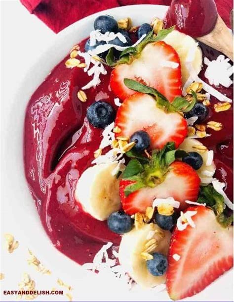 Acai Bowl Recipe (Açaí na Tigela) - Easy and Delish