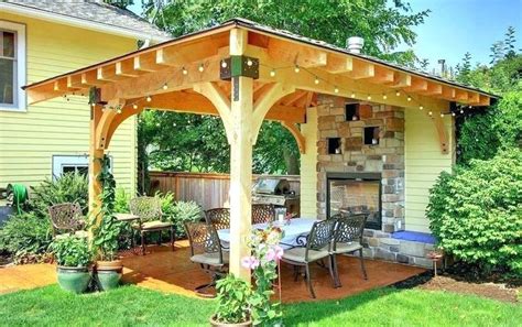 Backyard pagoda backyard creations website backyard stone fireplace ...