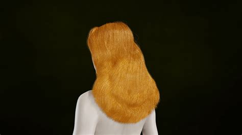 Hair Goldilocks - 3D Model by ludmi