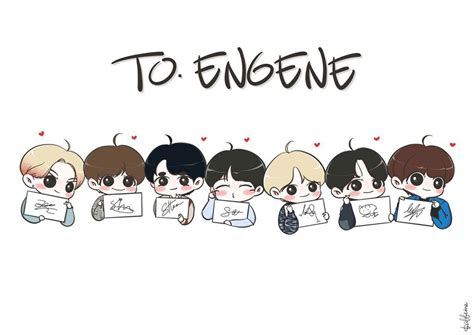 ENHYPEN - ON VLIVE (201023) | Cute drawings, Cartoon wallpaper, Fan art