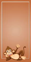 Monkey Border Vector Images (over 800)