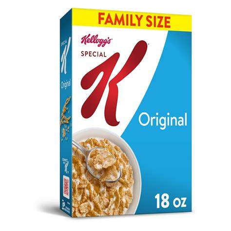 Kellogg's Special K Breakfast Cereal, Original, Family Size, Made with ...