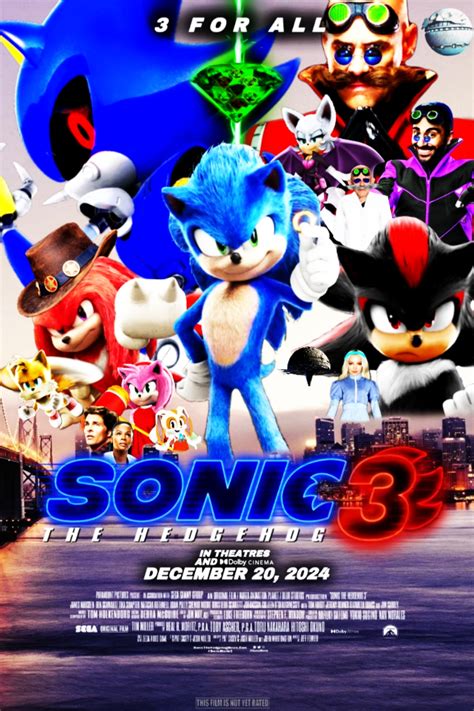 Sonic The Hedgehog 3 custom poster #10 by Nikisawesom on DeviantArt