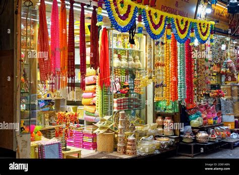 Market Stalls, Chandni Chowk bazaar, one of the oldest market place in Old Delhi, India Stock ...