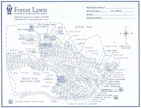 Forest Lawn Hollywood Hills Map – Map Of The Usa With State Names