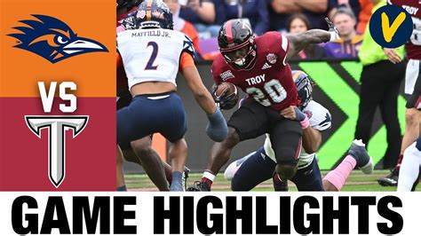 #25 UTSA vs #24 Troy | Cure Bowl | 2022 College Football Highlights ...