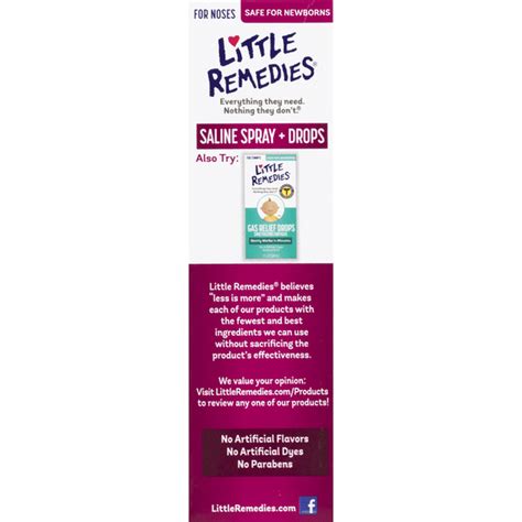 Little Remedies Saline Spray + Drops (1 fl oz) - Instacart