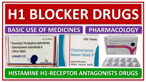 H1 BLOCKER DRUGS, ANTIHISTAMINES, HISTAMINE H1-RECEPTOR ANTAGONISTS DRUGS, BASIC USE, SIDE ...