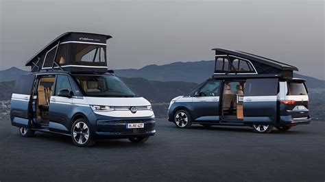 Volkswagen T7 California Concept Debuts: Two Sliding Doors, Hybrid Powertrain