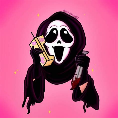 Scream Queen Ghostface Art | Scream art, Horror artwork, Ghostface scream