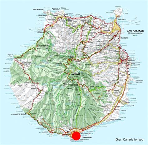 maspalomas-mapa - CANARIA GUIDE