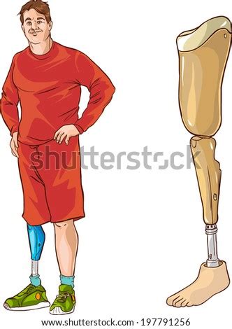 Prosthetic Leg Stock Illustrations & Cartoons | Shutterstock